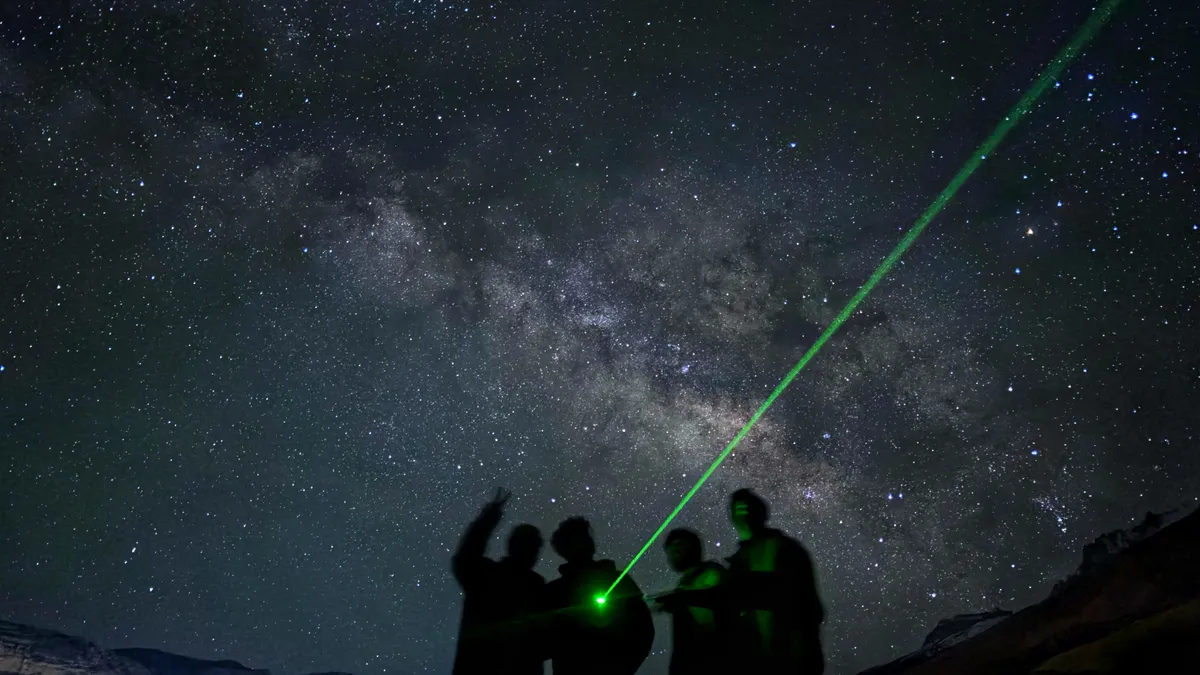 The laser tour. Nobody skips this part.